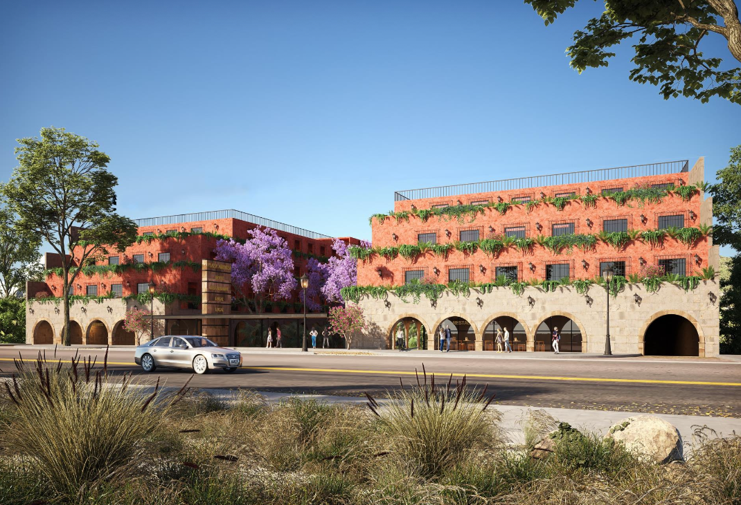 Plaza Andrea · perspectiva diurna