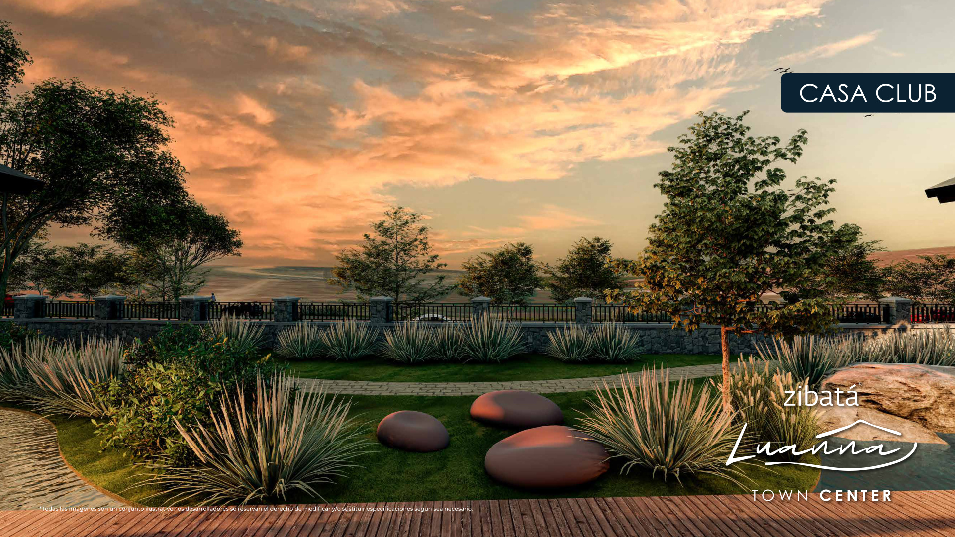 Luanna — Casa Club atardecer