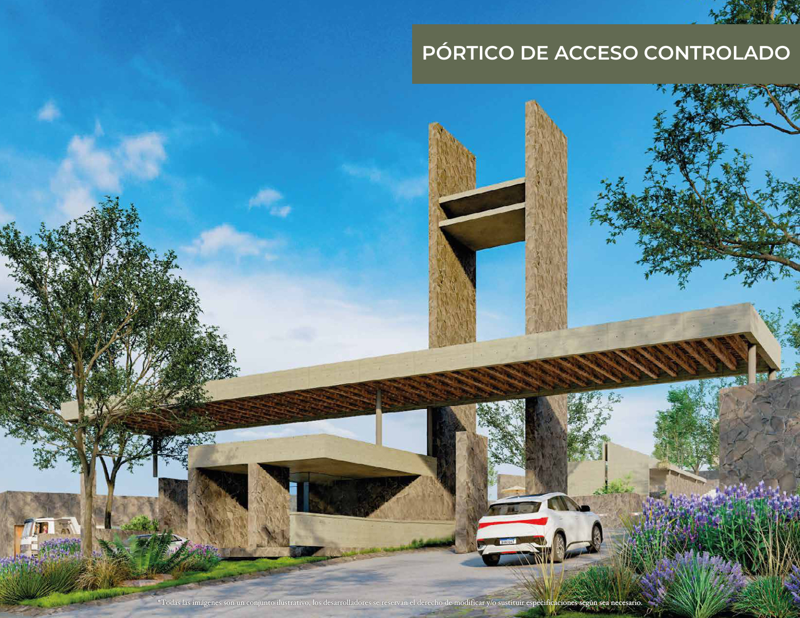 Zanura — Pórtico de acceso